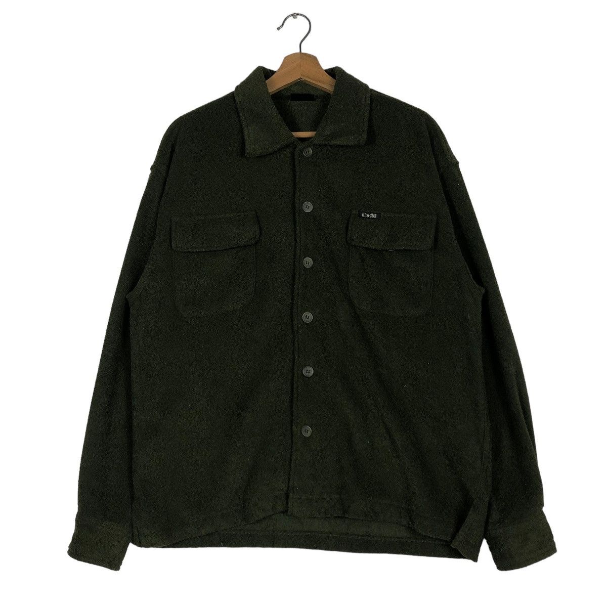 Japanese Brand 📌VINTAGE FLEECE CHORE JACKET FLANNEL CONVERSE BOSTON USA Size US M / EU 48-50 / 2 - 2 Thumbnail