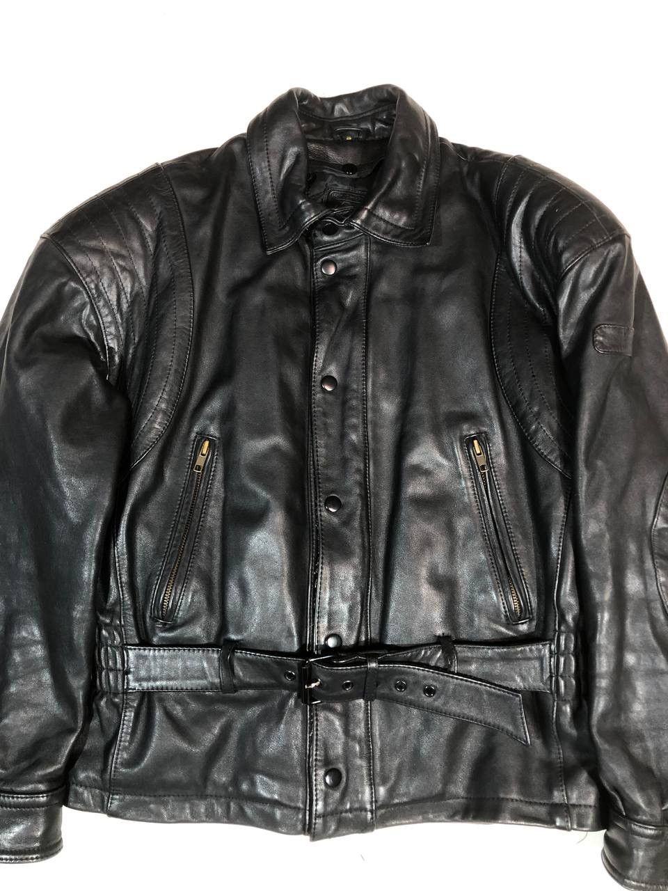 Hein Gericke × Vintage Hein Gericke Biker Moto Leather Jacket Vintage Size US L / EU 52-54 / 3 - 2 Thumbnail