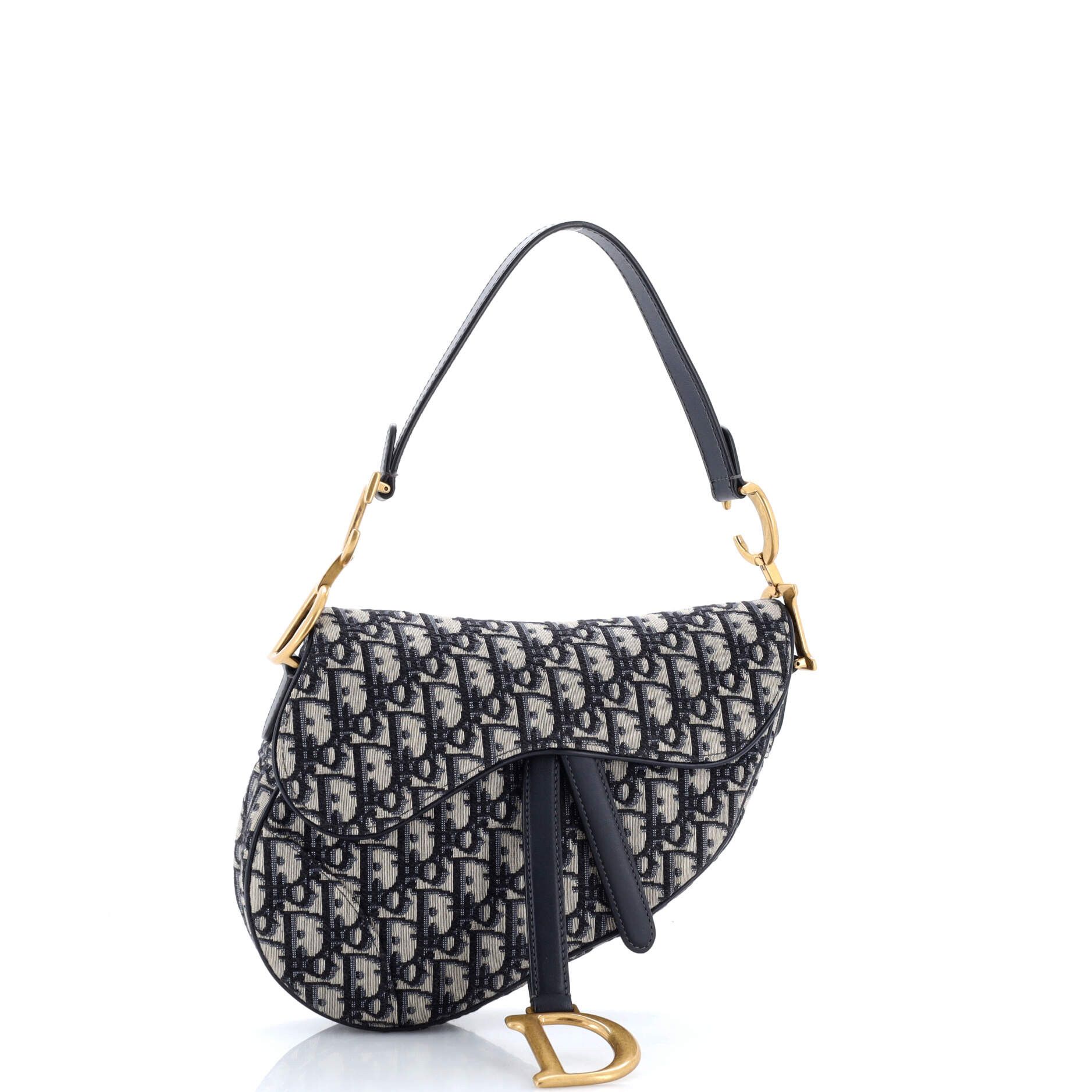 Dior Saddle Handbag Oblique Canvas Medium Size ONE SIZE - 1 Thumbnail