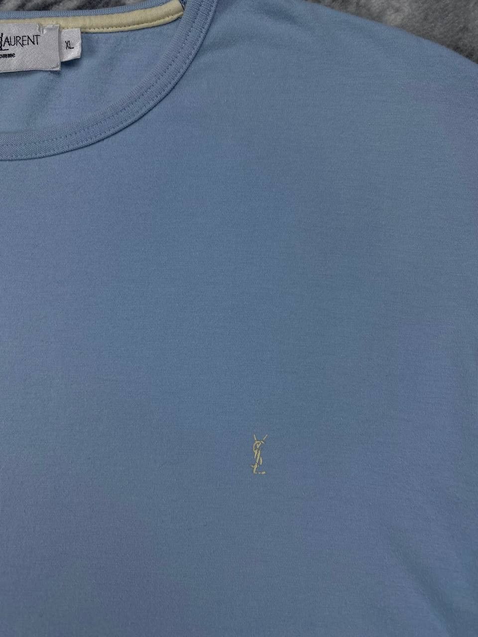Yves Saint Laurent Yves Saint Laurent YSL T-Shirt Men Size XL Blue Size US XL / EU 56 / 4 - 10 Thumbnail