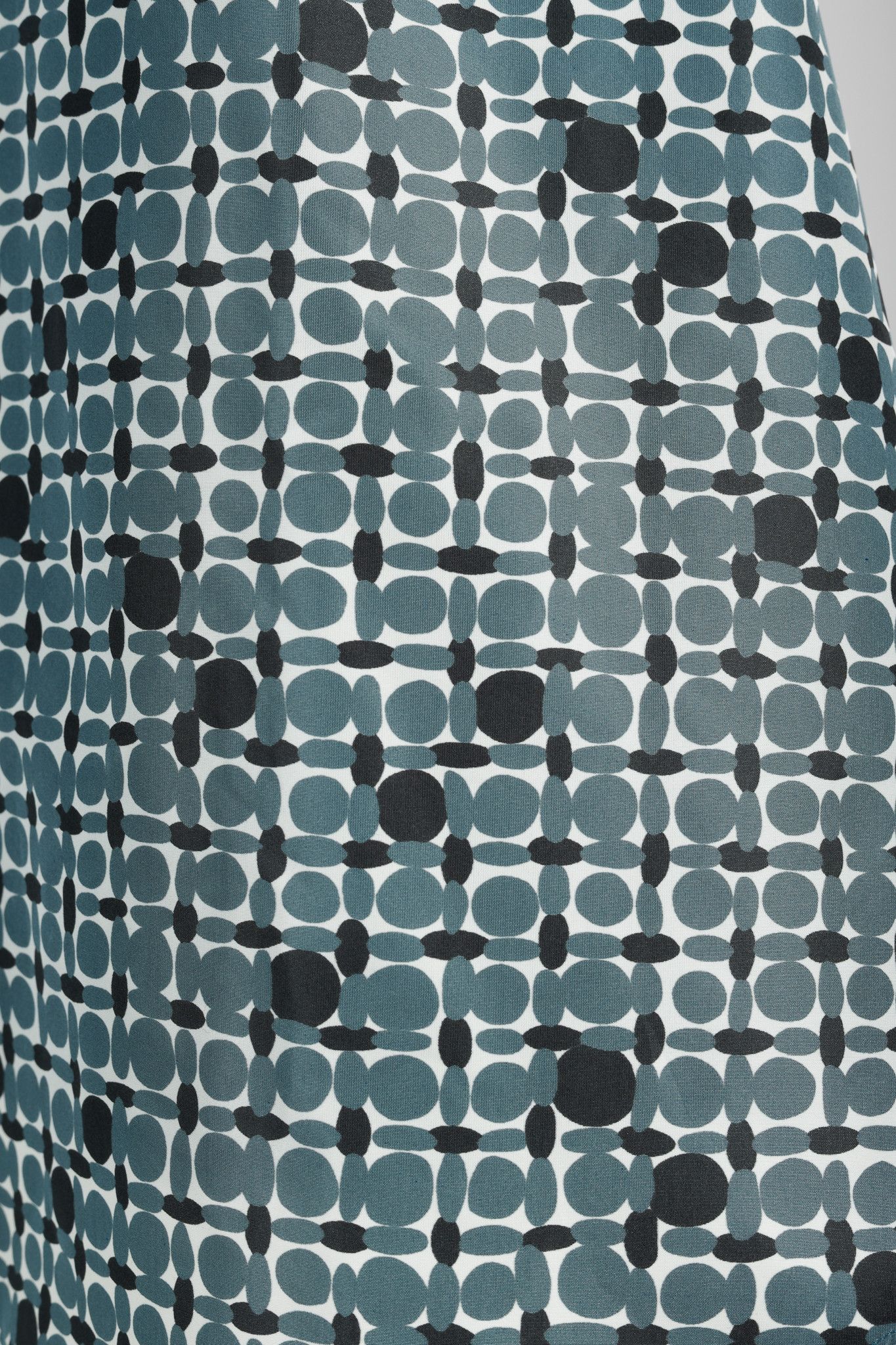 Marni Marni Teal Geometric-Printed Cap-Sleeve Blouse Size S / US 4 / IT 40 - 7 Thumbnail