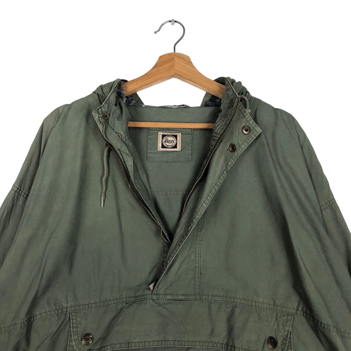 Japanese Brand 🔥Vtg Chore Duck Canvas Pull Over Bass Japan Made Size US XL / EU 56 / 4 - 11 Thumbnail
