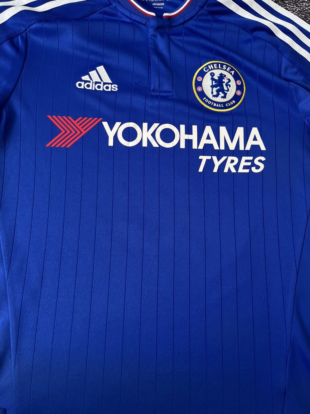 Adidas CHELSEA NIKE 2015 FOOTBALL HOME JERSEY #10 HAZARD Size US S / EU 44-46 / 1 - 7 Thumbnail
