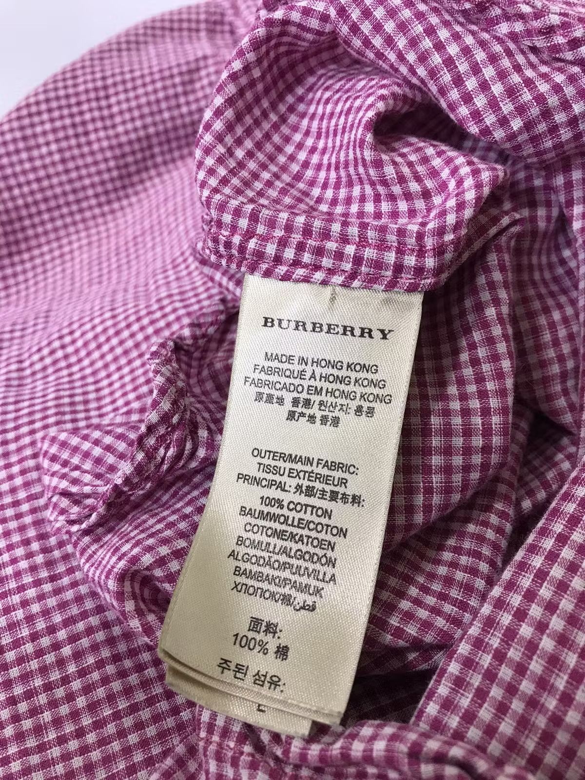 Burberry × Designer Burberry Brit short sleeve shirt size L Size US L / EU 52-54 / 3 - 7 Thumbnail