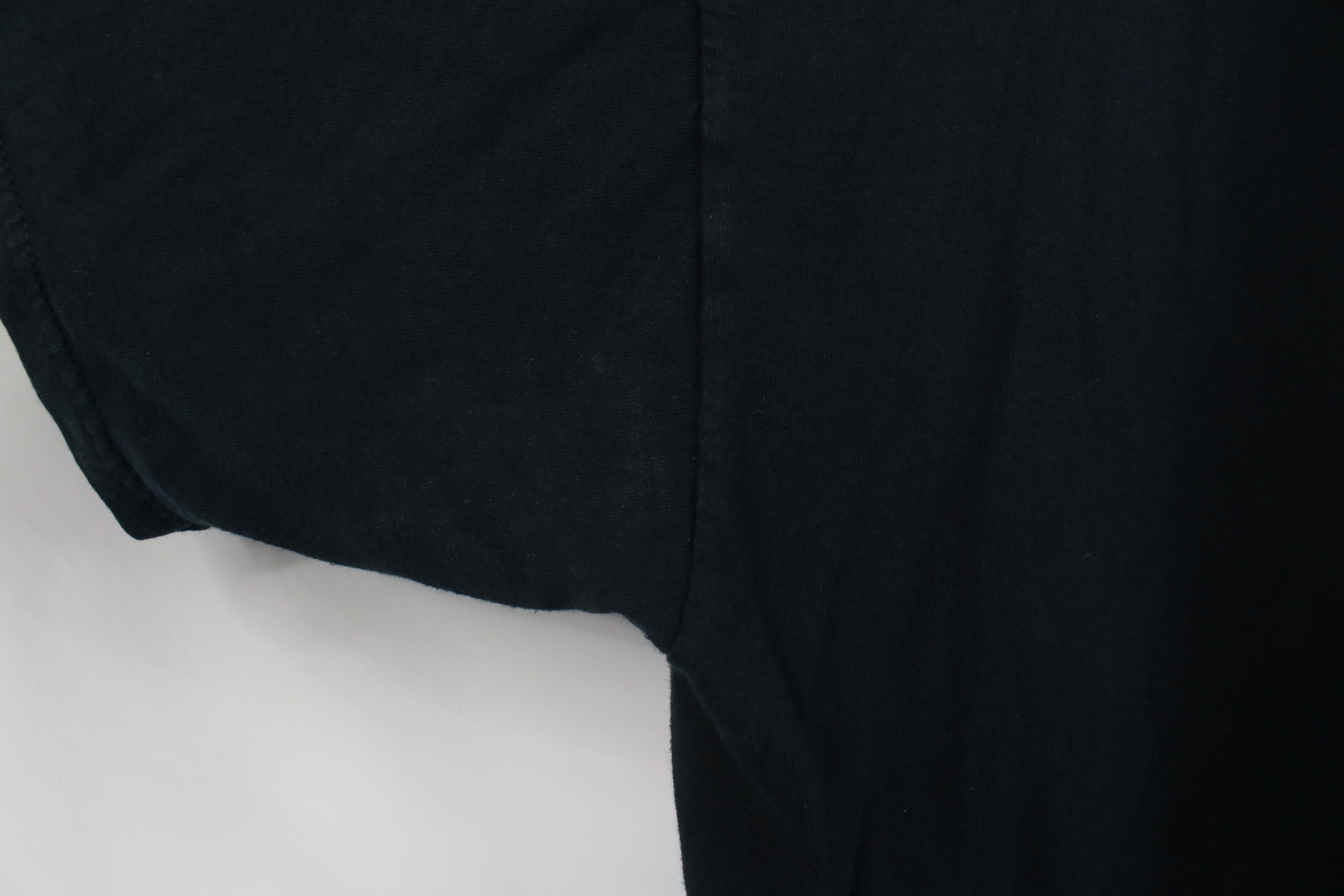 Vintage Vintage 90s Y2K Streetwear Blank Short Sleeve T-Shirt Black Size US XL / EU 56 / 4 - 7 Thumbnail