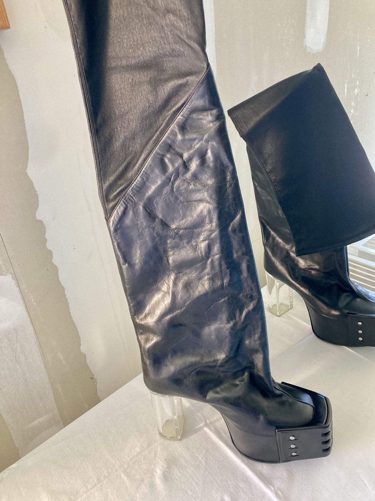 Rick Owens NEVER WORN / RICK OWENS Oblique Platforms Size US 9 / EU 42 - 1 Thumbnail