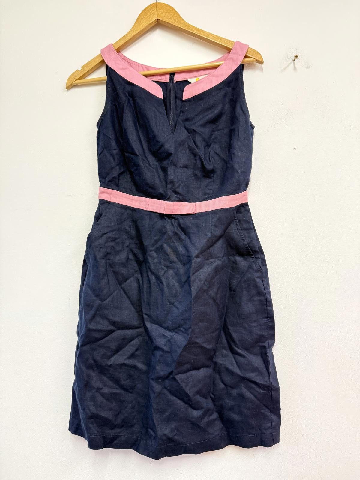 Ocean Pacific Navy Blue and Pink Sleeveless Dress UK 12P / US 8P Size M / US 6-8 / IT 42-44 - 1 Thumbnail