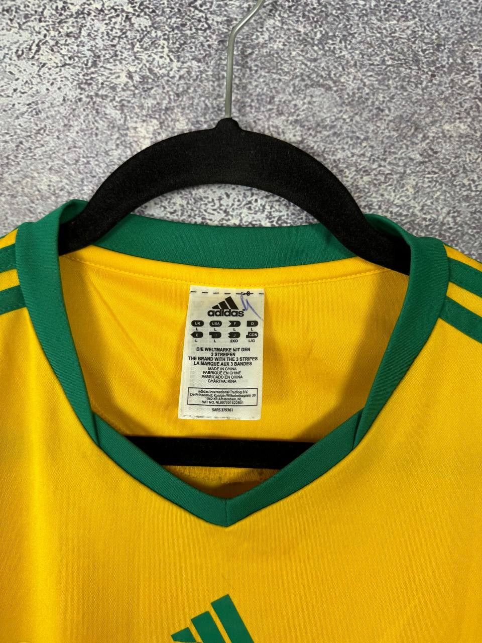Adidas South Africa National Team 2010/11 Adidas Soccer Jersey Size US L / EU 52-54 / 3 - 7 Thumbnail