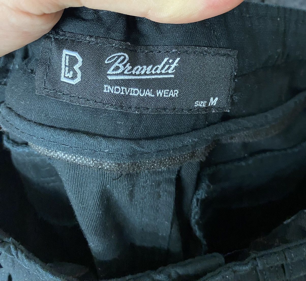 Brandit × Vintage Brandit Streetwear Y2K Drawstring Cargo Pants Size M Size US 34 / EU 50 - 15 Thumbnail