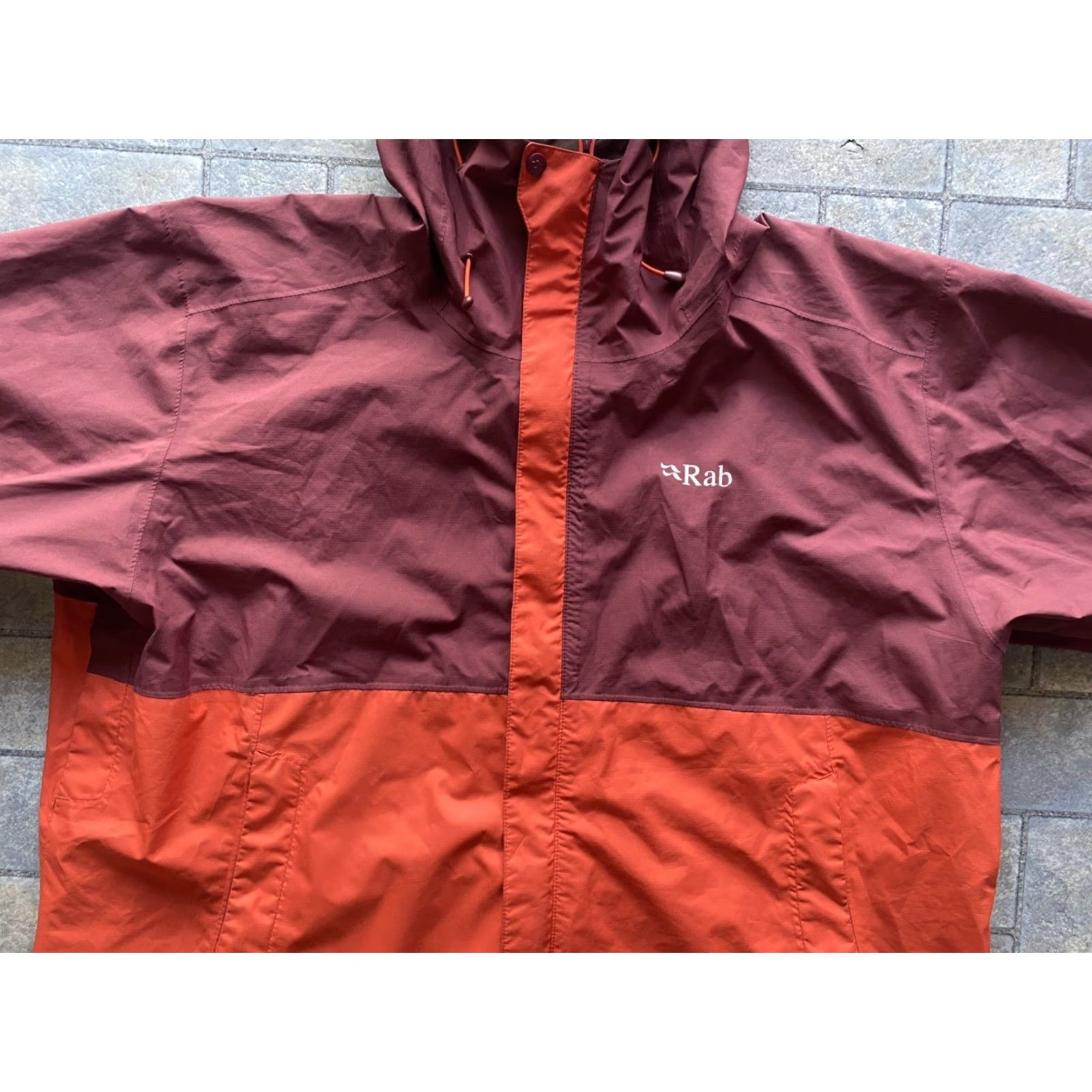Rab RAB Downpour Eco Jacket Women 2XL Red Pertex Shield Jacket Womens Red 2XL Rab Downpour Eco Size XXL / US 16-18 / IT 52-54 - 5 Thumbnail