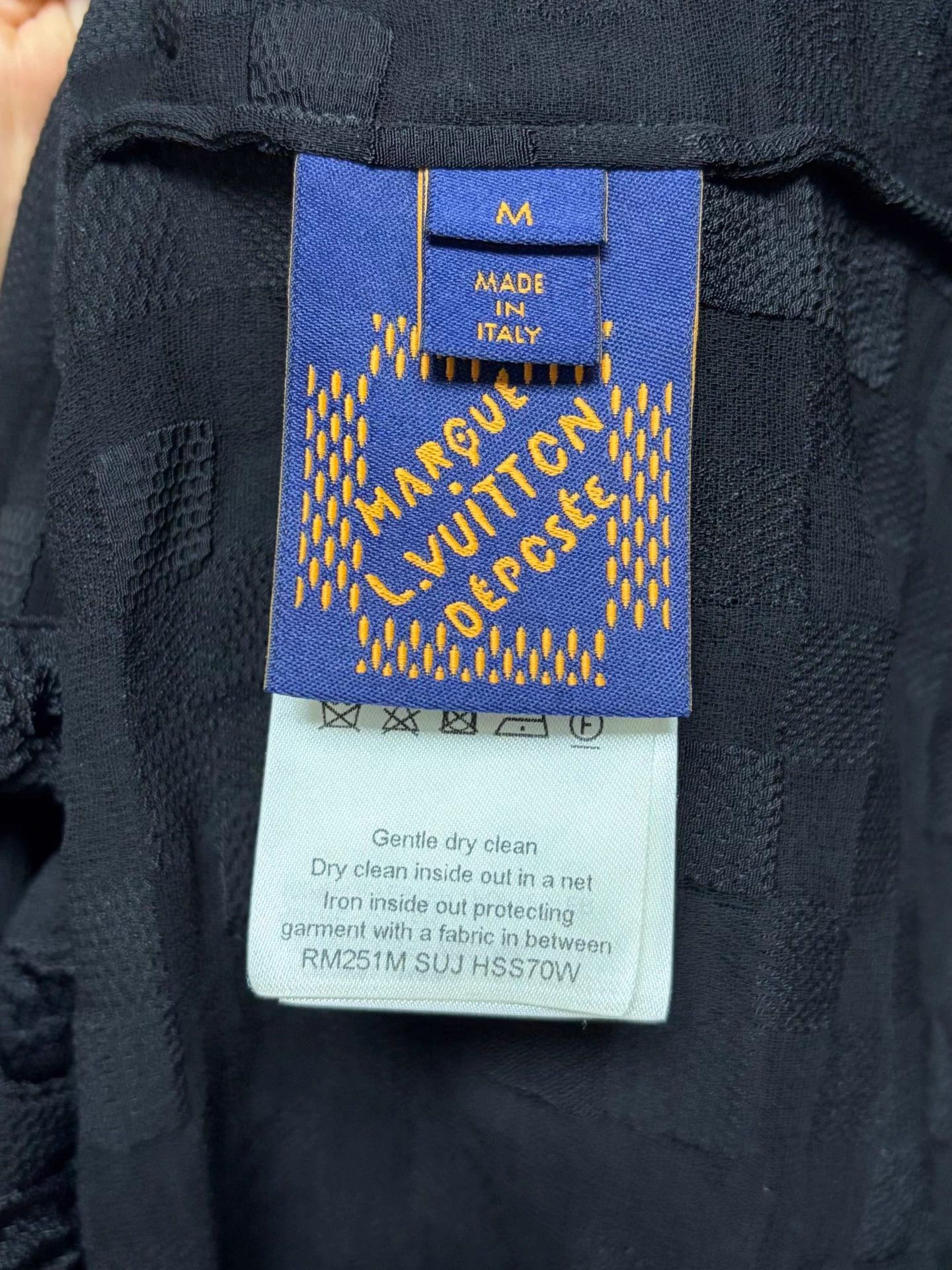 Louis Vuitton LV men's monogram embroidery short-sleeve shirt M Size US M / EU 48-50 / 2 - 5 Thumbnail