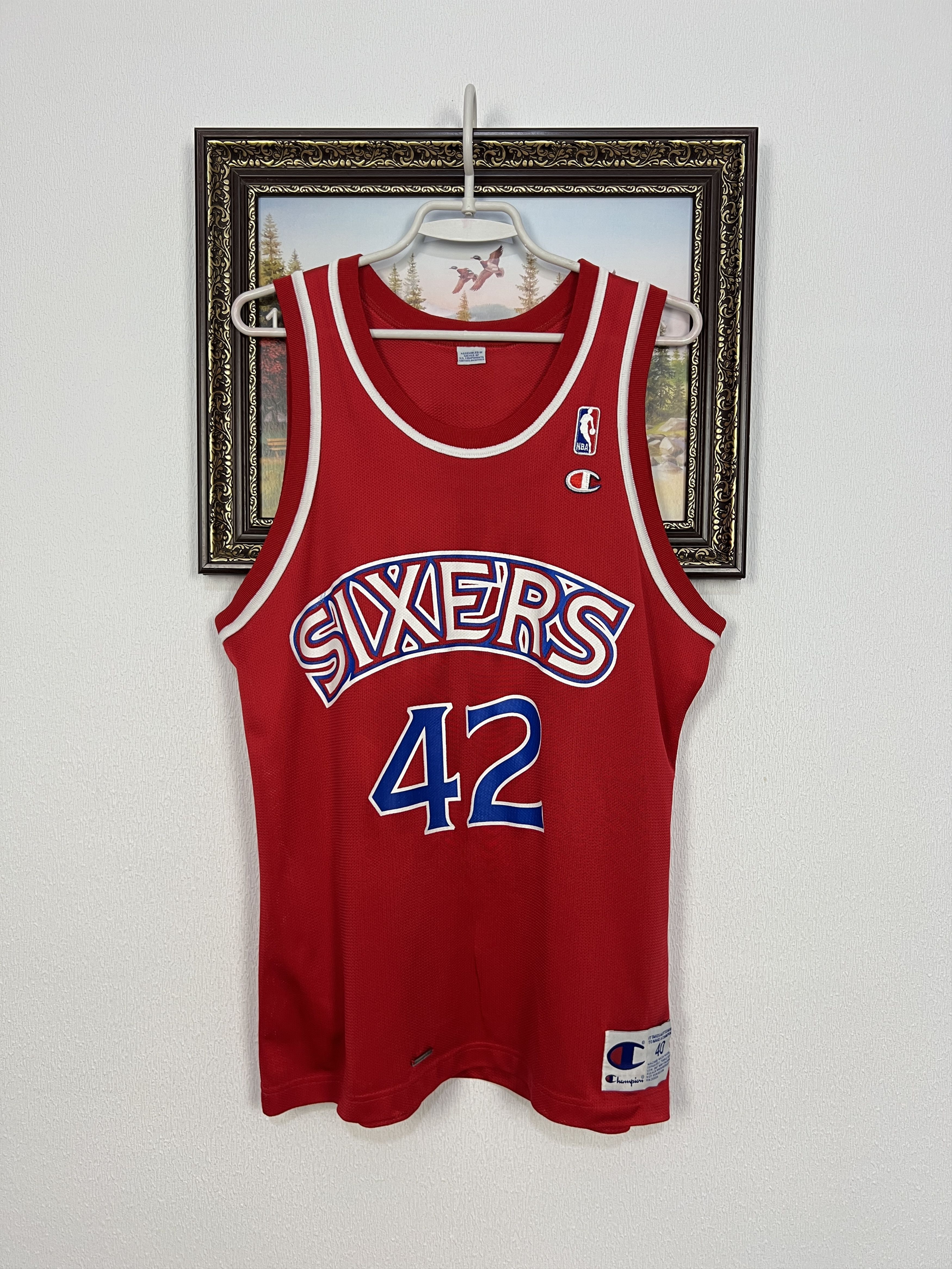 Champion Champion Philadelphia 76ers Sixers Stackhouse Jersey Size US M / EU 48-50 / 2 - 1 Thumbnail