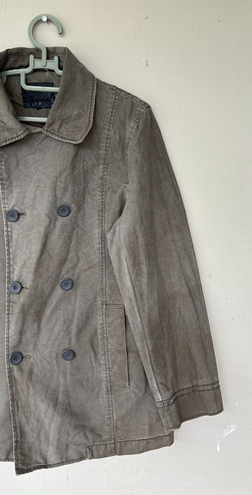 Japanese Brand Japanese Spec Outfitter Double Breasted Coat Denim Jacket Size US M / EU 48-50 / 2 - 3 Thumbnail