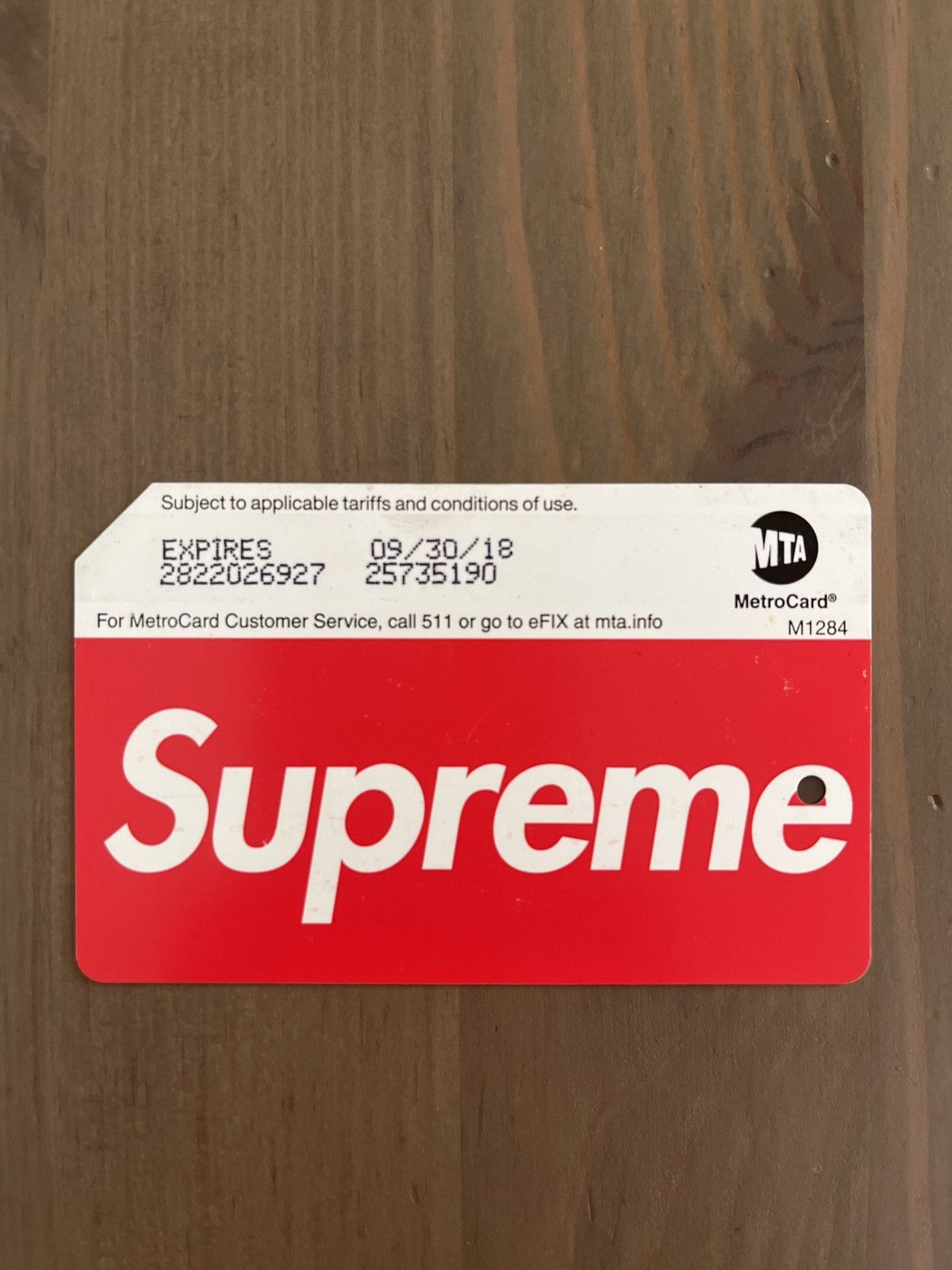 Supreme Supreme Metro Card | Grailed