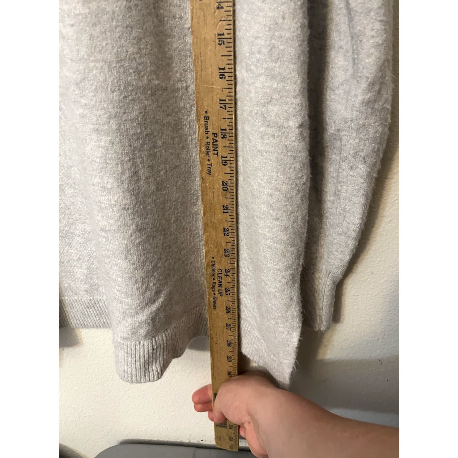 Vintage Halogen Sweater Cowl Neck Women's Size L Gray Wool Acrylic Blend Pullover Size L / US 10 / IT 46 - 5 Thumbnail