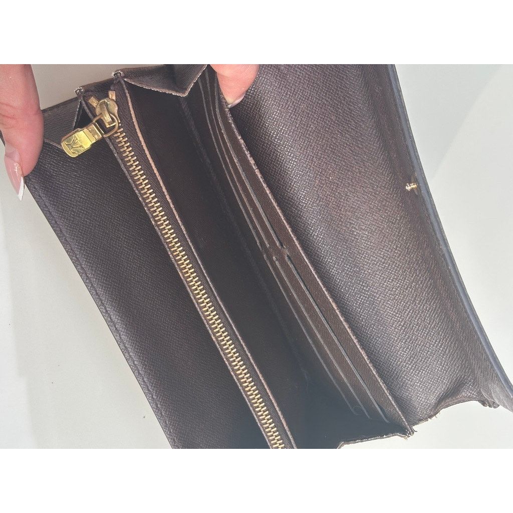 Louis Vuitton Louis Vuitton Emilie Checkered Canvas Long Wallet Size ONE SIZE - 10 Thumbnail