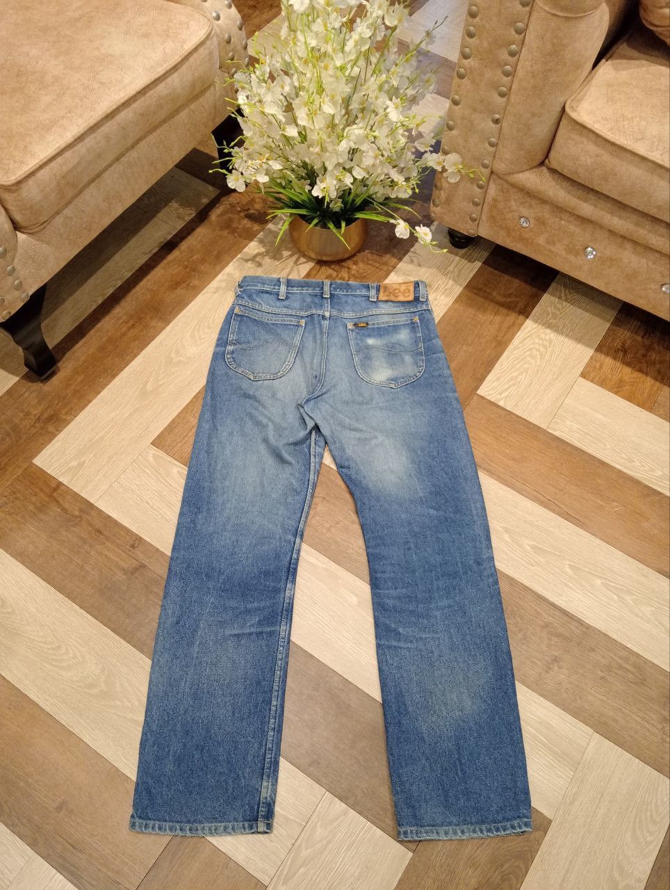 Lee RARE LEE RIDERS VINTAGE DENIM JEANS - SIZE 33x34 Size US 33 - 13 Thumbnail
