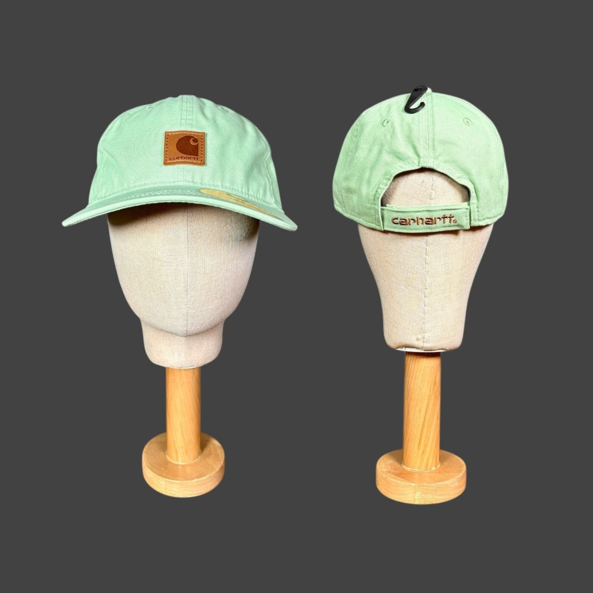 Carhartt Carhartt Men’s Force Light Green Baseball Hat Sz OS Size ONE SIZE - 10 Thumbnail