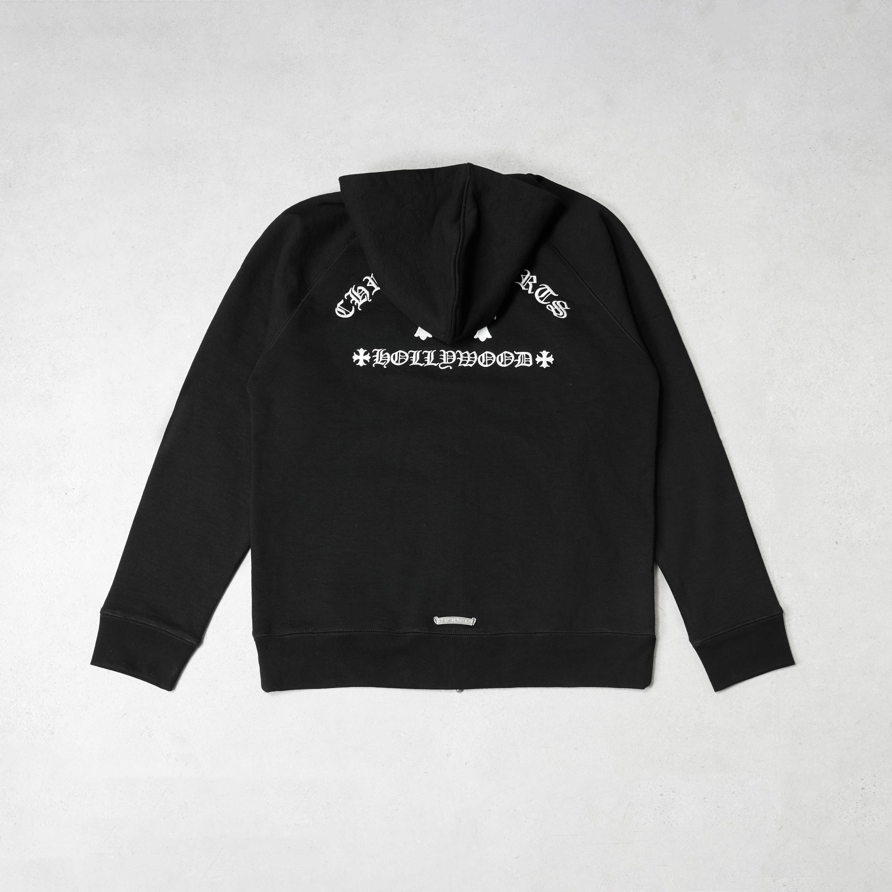 Chrome Hearts CHROME HEARTS Triple Cross Embroidery Hoodie Zip Up BLACK Size US L / EU 52-54 / 3 - 3 Thumbnail