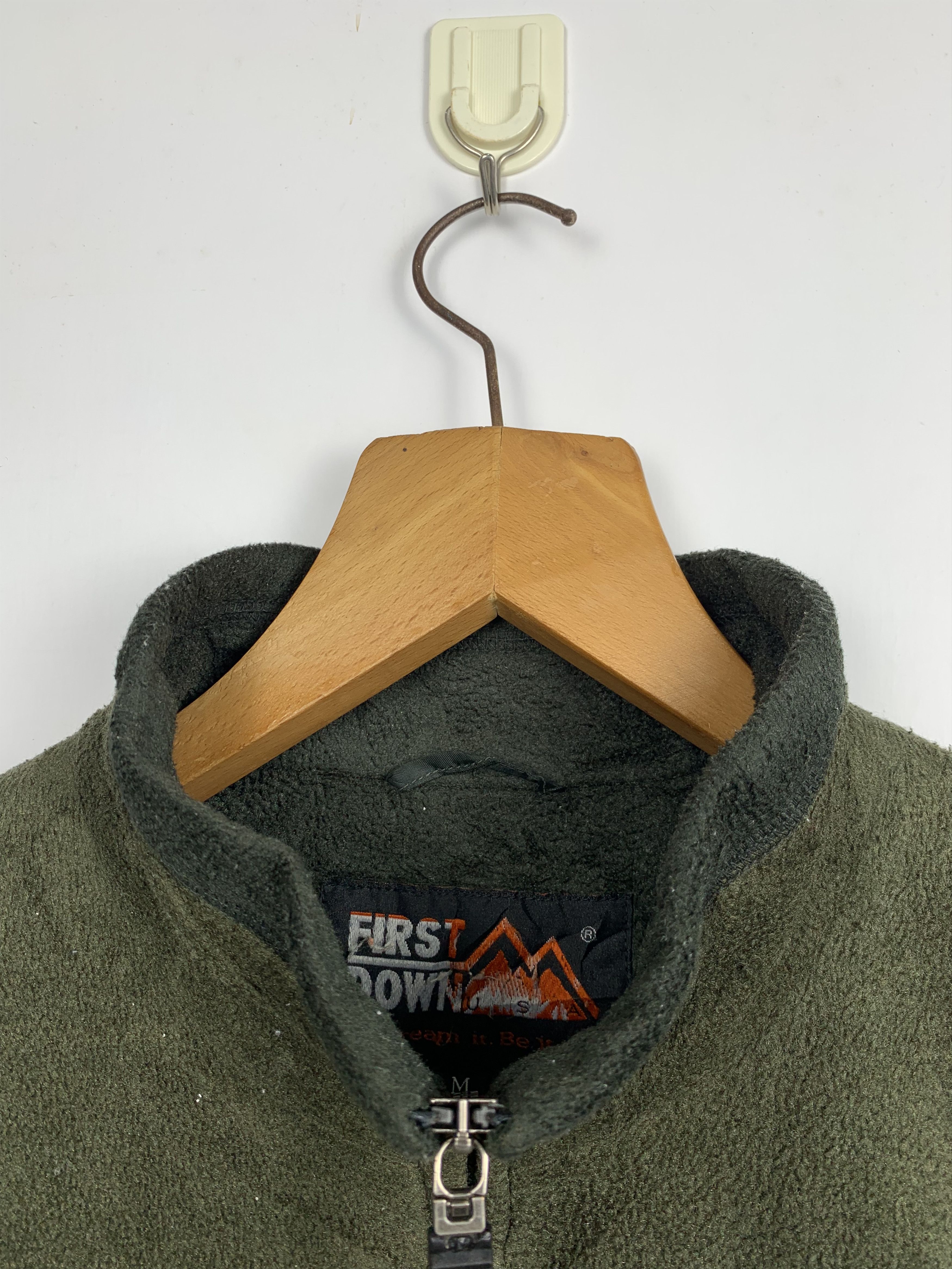 Vintage Vintage First Down Fleece Jacket J1190 Size US M / EU 48-50 / 2 - 6 Thumbnail