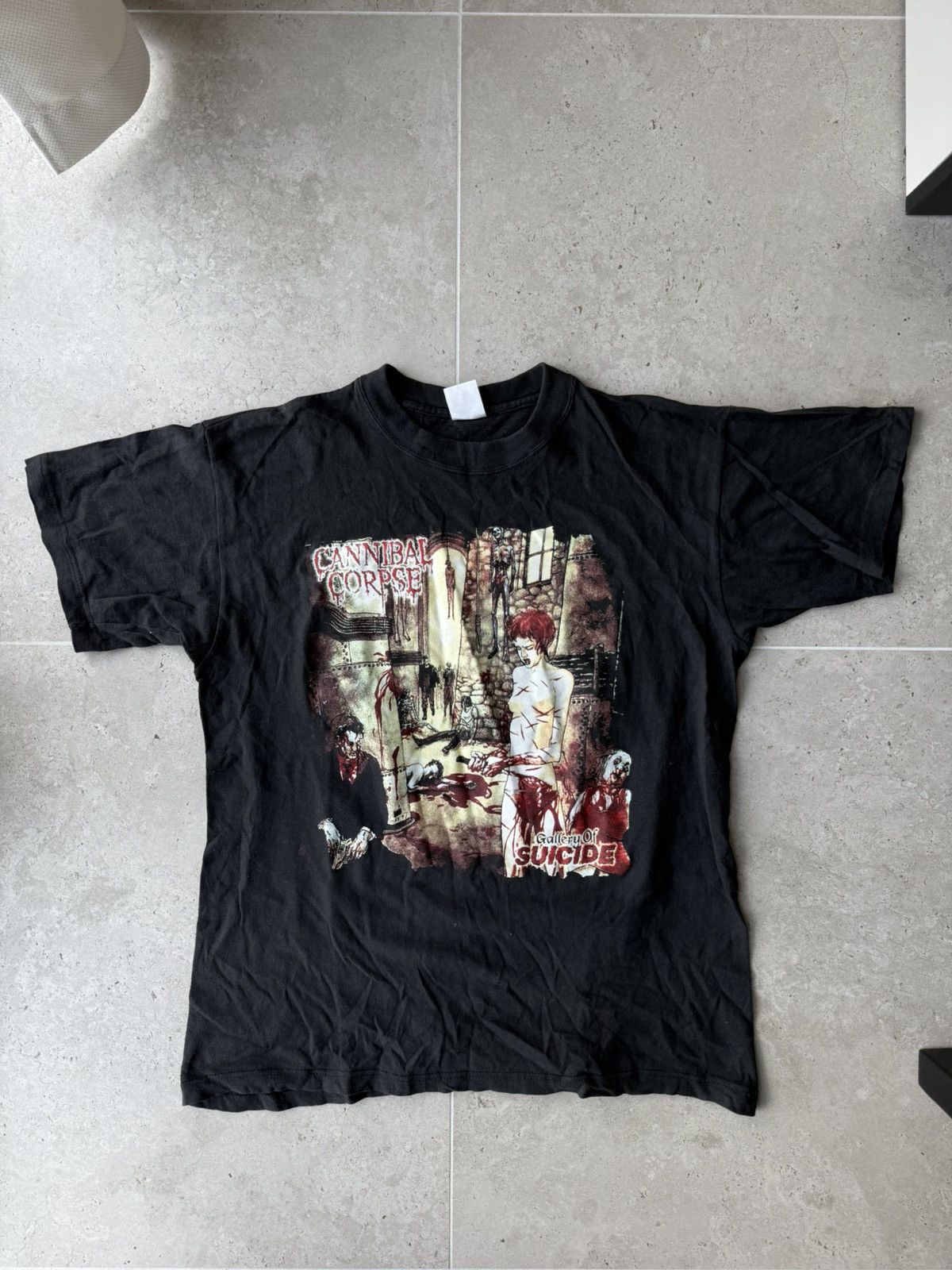 Band Tees 1998 Cannibal Corpse Gallery of Suicide Tour Size XL Size US M / EU 48-50 / 2 - 1 Thumbnail