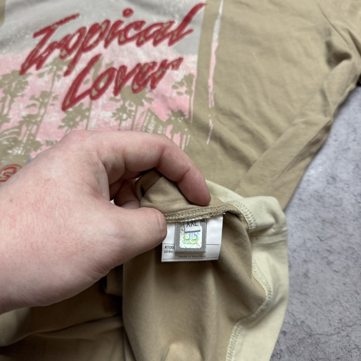 Dolce & Gabbana NEW Dolce & Gabbana Tropical Lover Vintage T-Shirt Size US XXL / EU 58 / 5 - 6 Thumbnail