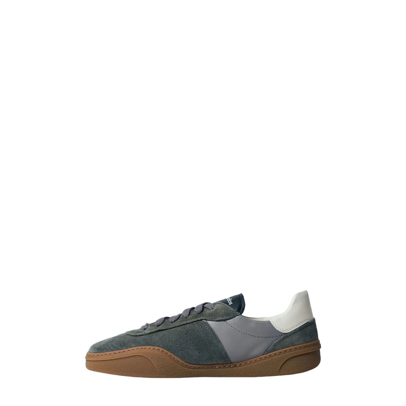 Acne Studios ACNE STUDIOS Bars Multi/Grey Leather Sneakers New (Men's siz Size US 9 / EU 42 - 3 Thumbnail
