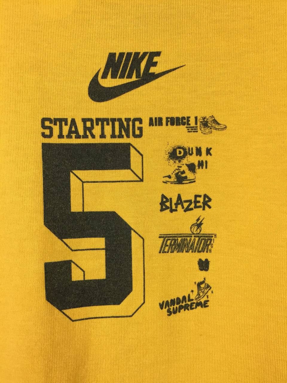 Nike Vtg 2005 Nike Vandal Supreme Starting 5 Collection Tee Size US M / EU 48-50 / 2 - 8 Thumbnail