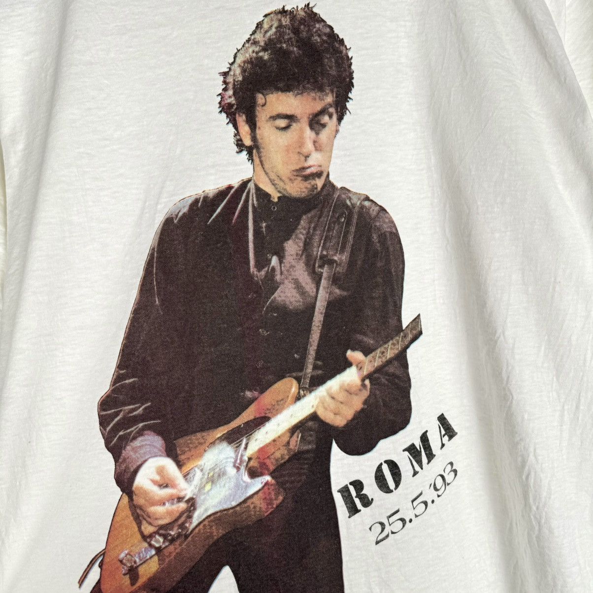 Band Tees Vintage 1993 Bruce Springsteen Rome Italy Exclusive T Shirt Size US L / EU 52-54 / 3 - 4 Thumbnail
