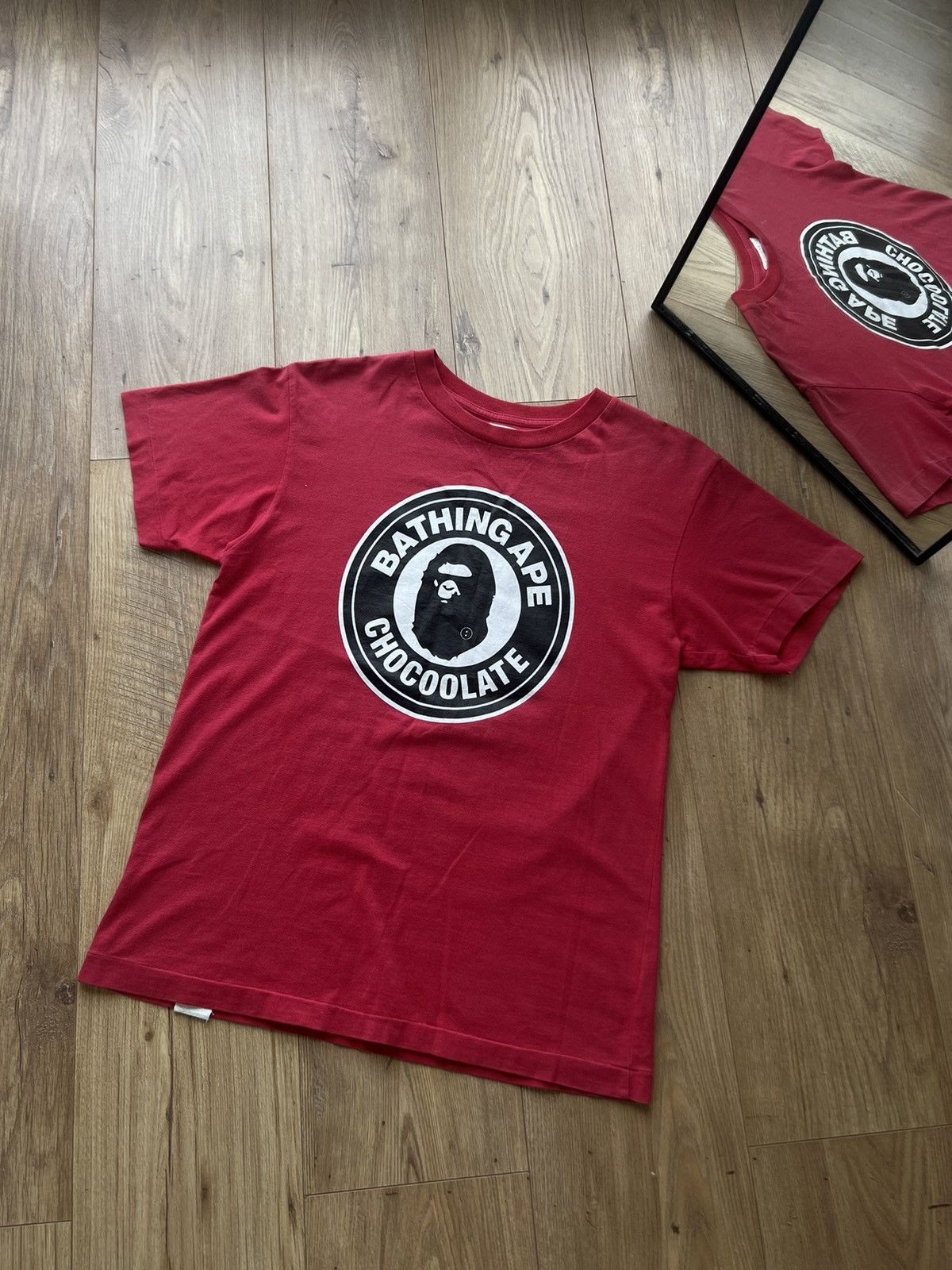 Bape Bape Black Chocoolate Ape Head Tee Size US L / EU 52-54 / 3 - 3 Thumbnail