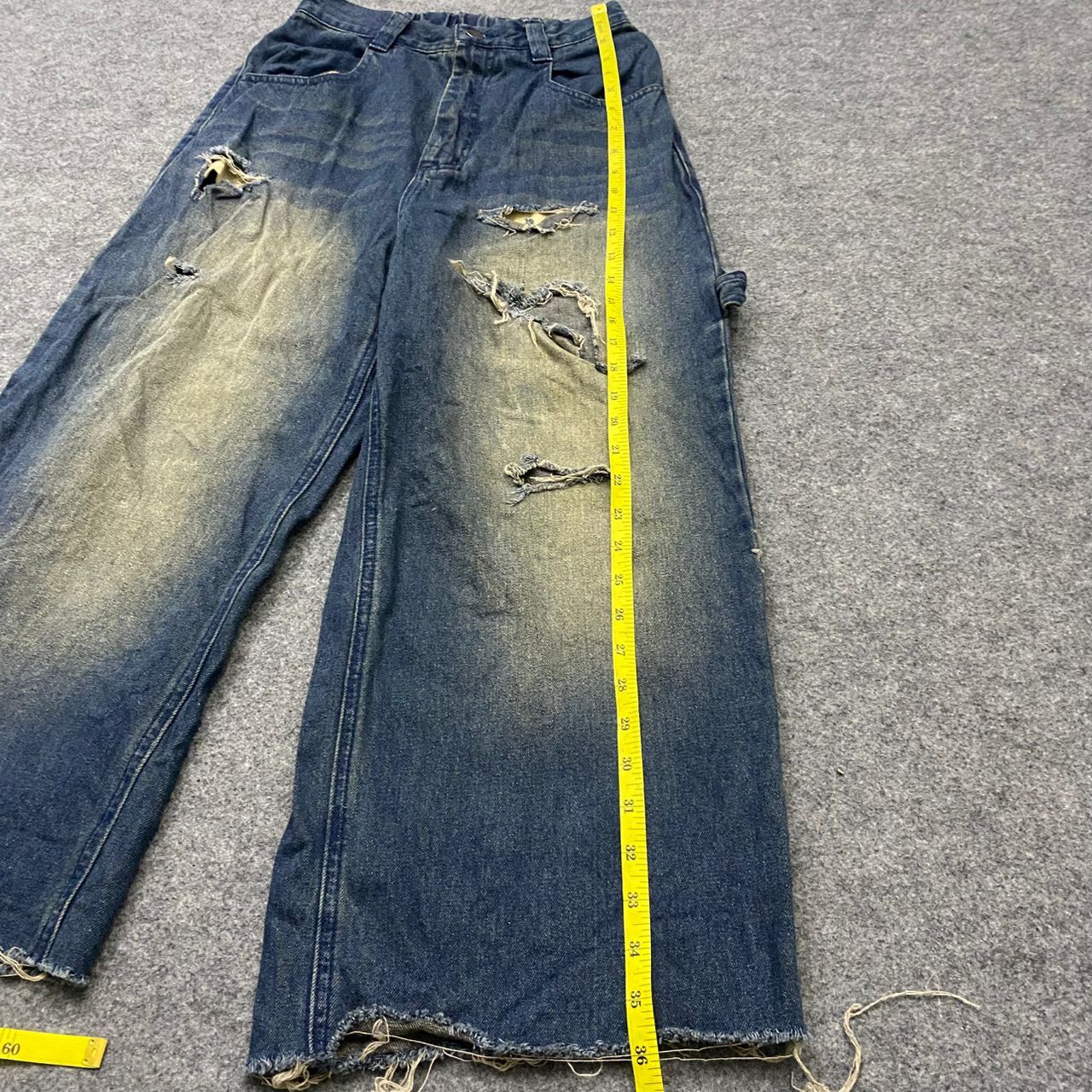 Le Grande Bleu (L.G.B.) 💥Best Offer💥Vintage Japanese Brand Distressed Denim Size 26" / US 2 / IT 38 - 3 Thumbnail