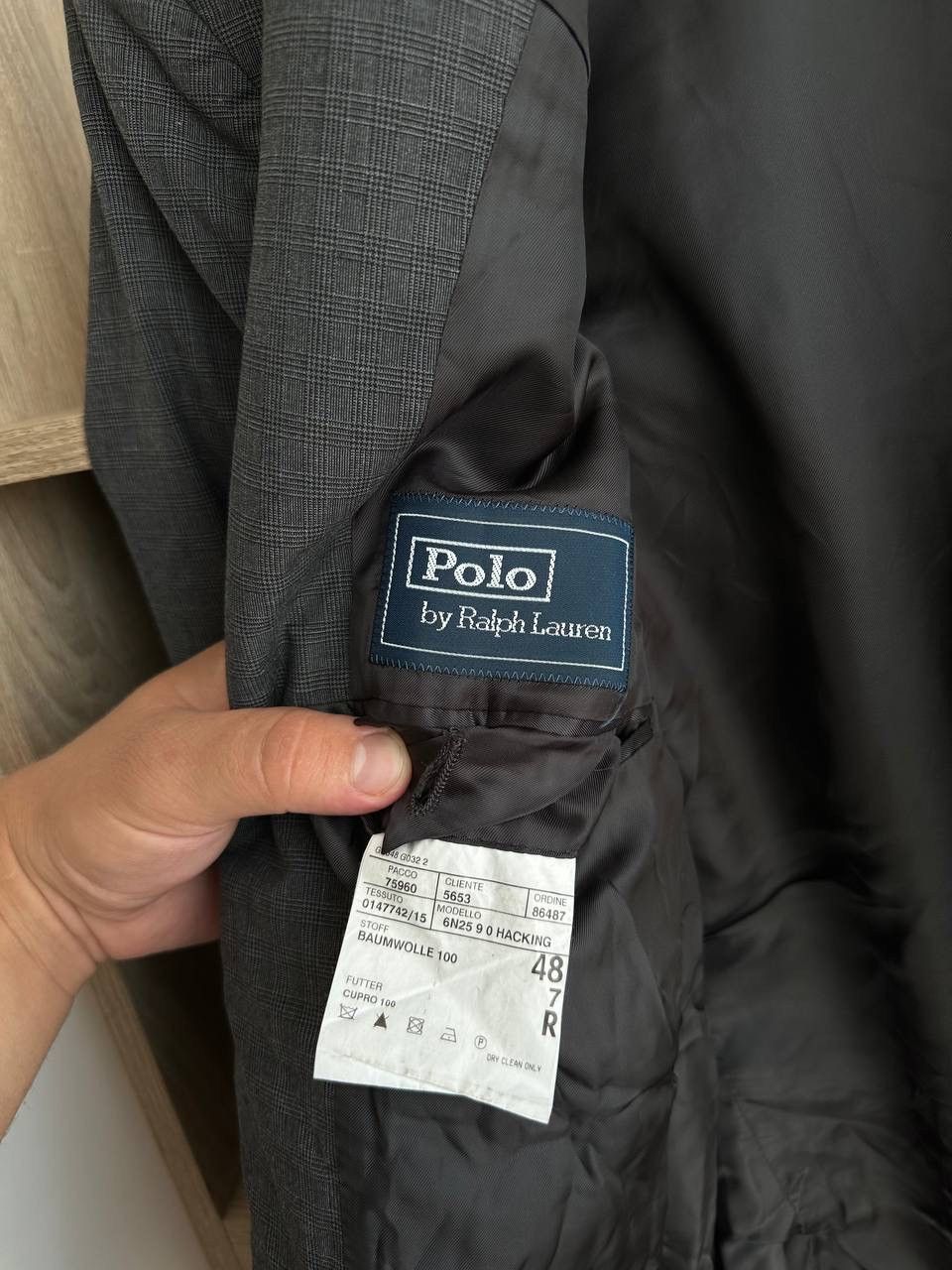 Polo Ralph Lauren × Vintage Vintage Polo Ralph Lauren Gray PRL Blazer Jacket Size 42R - 11 Thumbnail