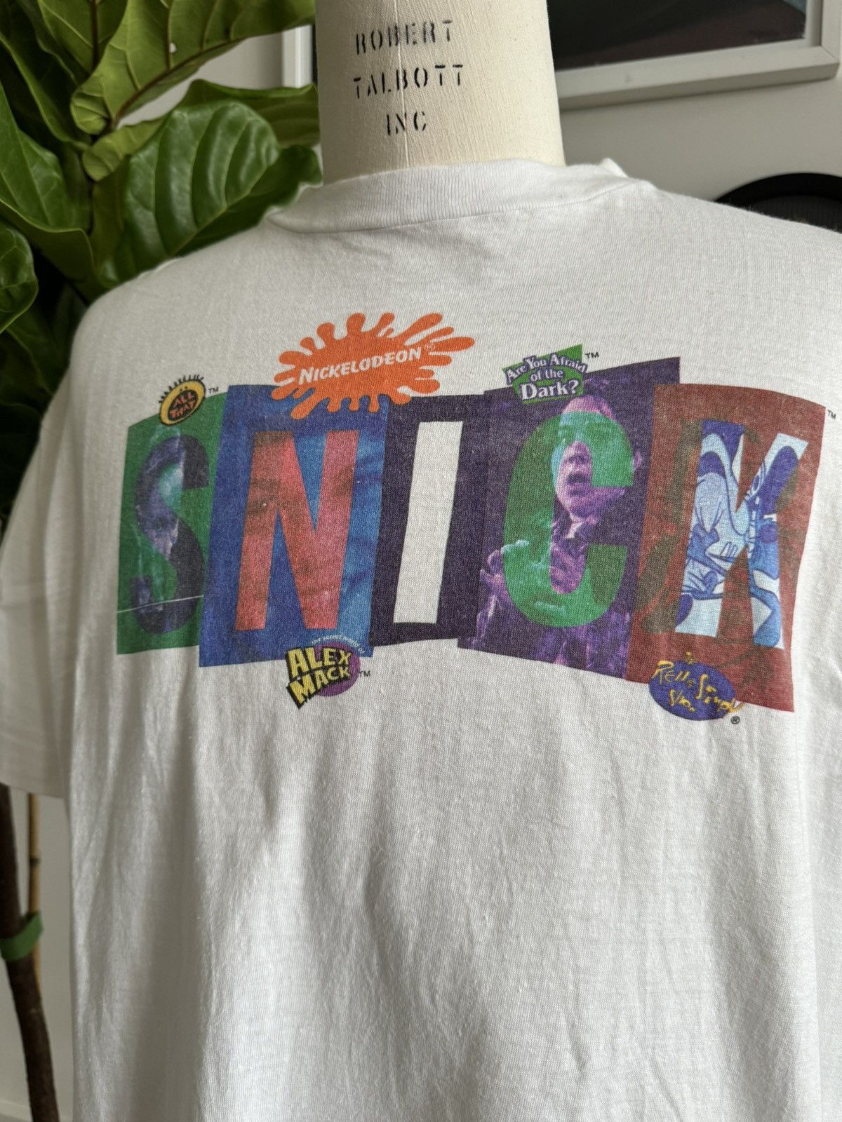 Vintage Vintage 90s SNICK Promo Tee Single Stitch Nickelodeon Boxy ...