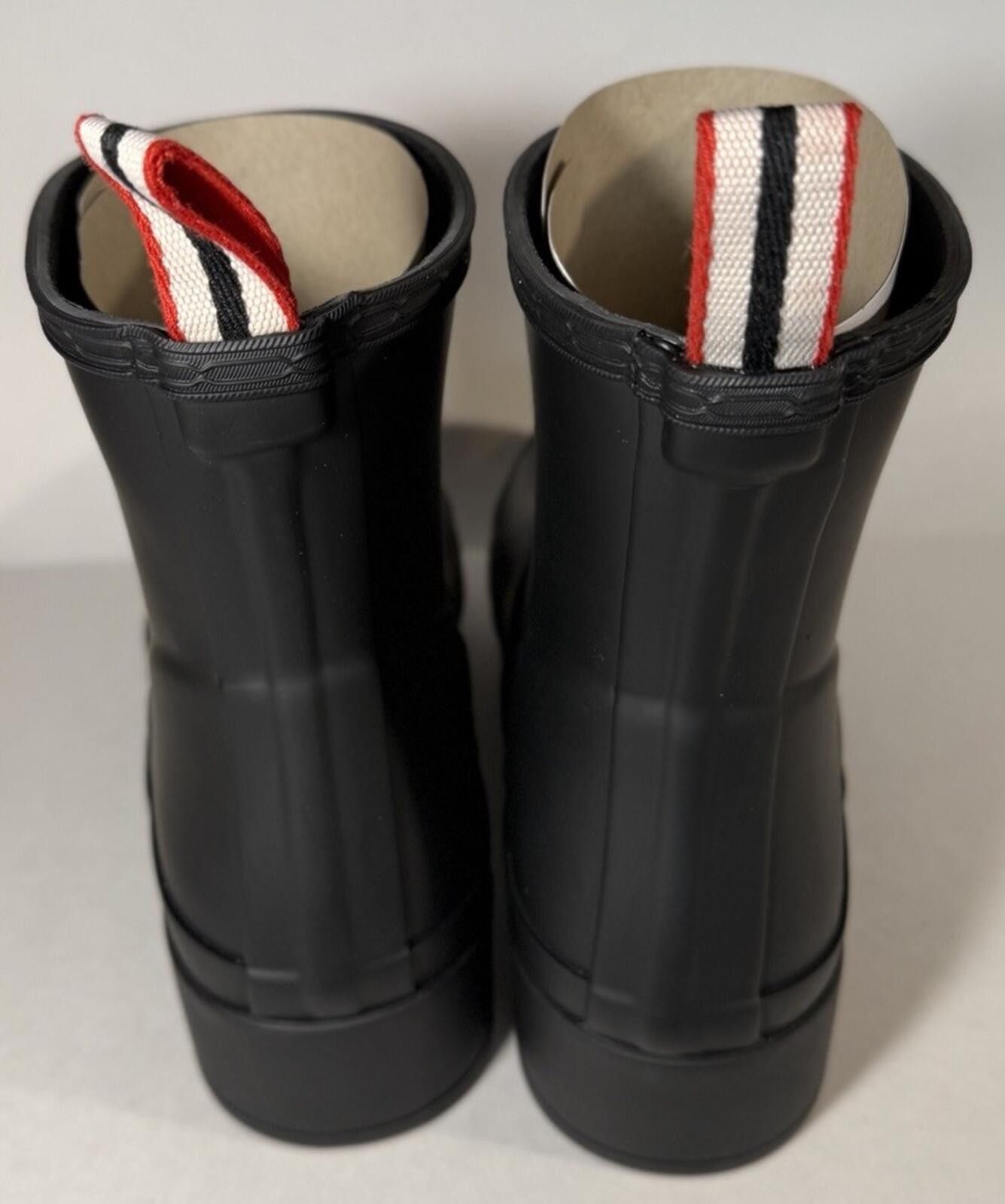 Hunter HUNTER Play Short Rain Ankle Boots Black Rubber Waterproof Size US 10 / IT 40 - 2 Thumbnail