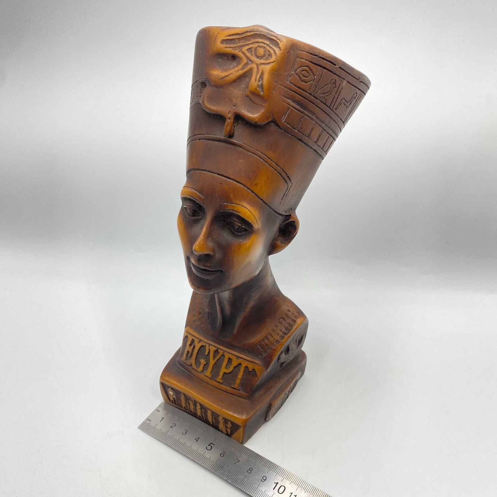 Vintage Vintage Nefertiti Bust Statue Egypt Resin Queen 25cm Size ONE SIZE - 7 Thumbnail
