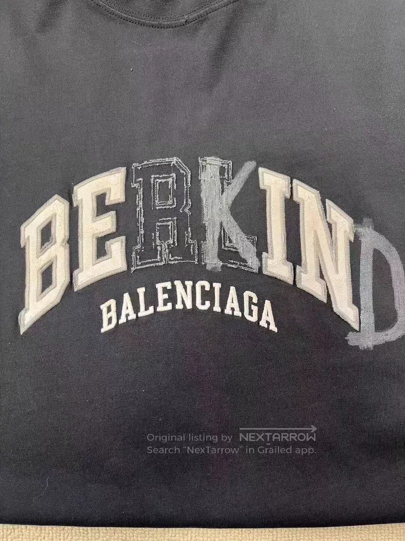 Balenciaga Balenciaga Logo Letter Print Round Neck Short Sleeve T-Shi Size US M / EU 48-50 / 2 - 3 Thumbnail