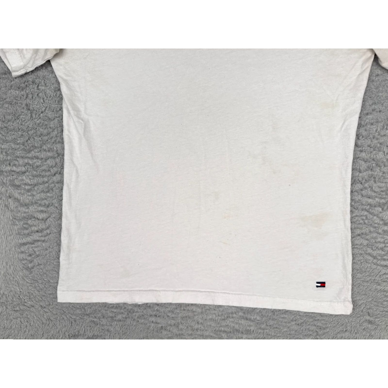 Tommy Hilfiger Tommy Hilfiger Shirt Adult Large White Crew Neck 100% Cotton Short Sleeve Size US L / EU 52-54 / 3 - 5 Thumbnail