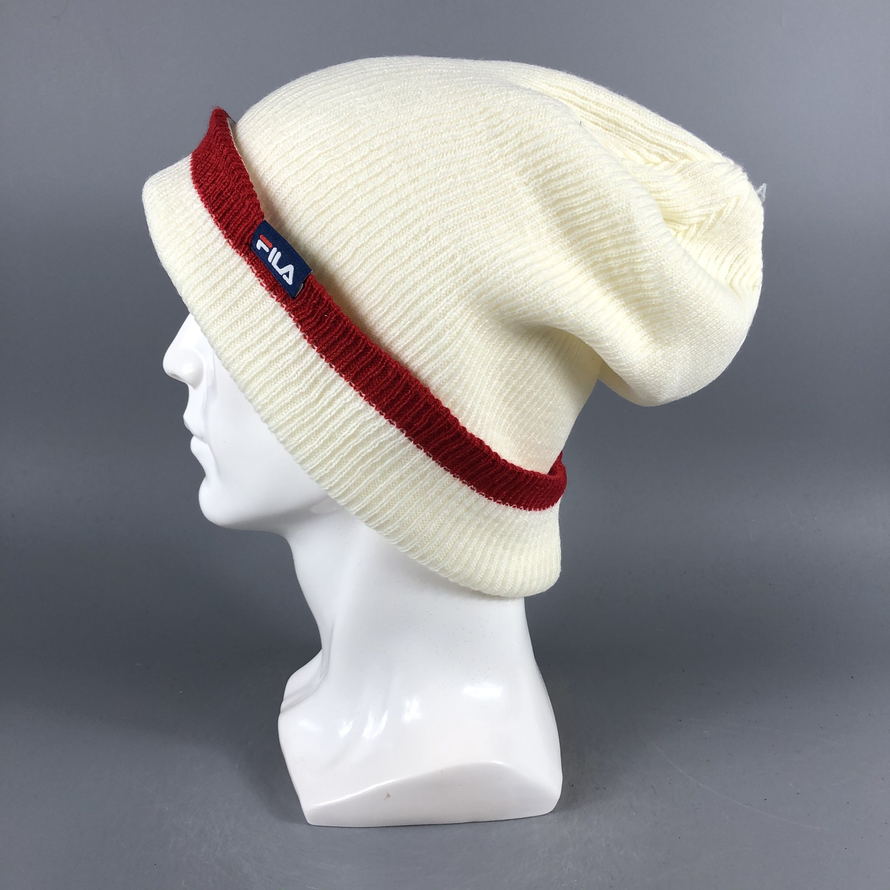Fila × Vintage Fila Golf Beanie Snow Hat Snow Cap -D934 Size ONE SIZE - 1 Thumbnail