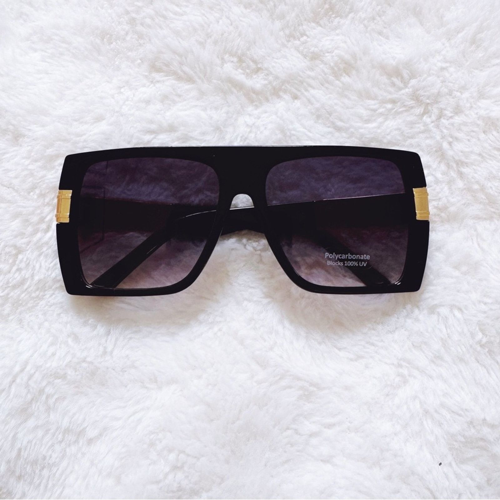 Other Inez Black Oversized Square Sunglasses Size ONE SIZE - 1 Thumbnail