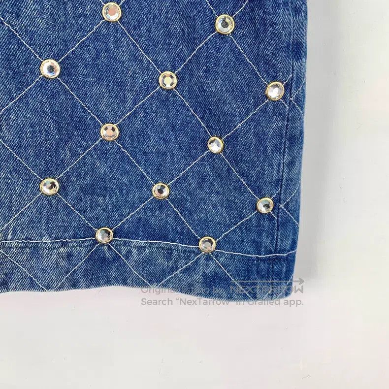 Gucci Gucci Blue washed old diamond cotton casual denim skirt Size 24" / US 00 / IT 34 - 4 Thumbnail