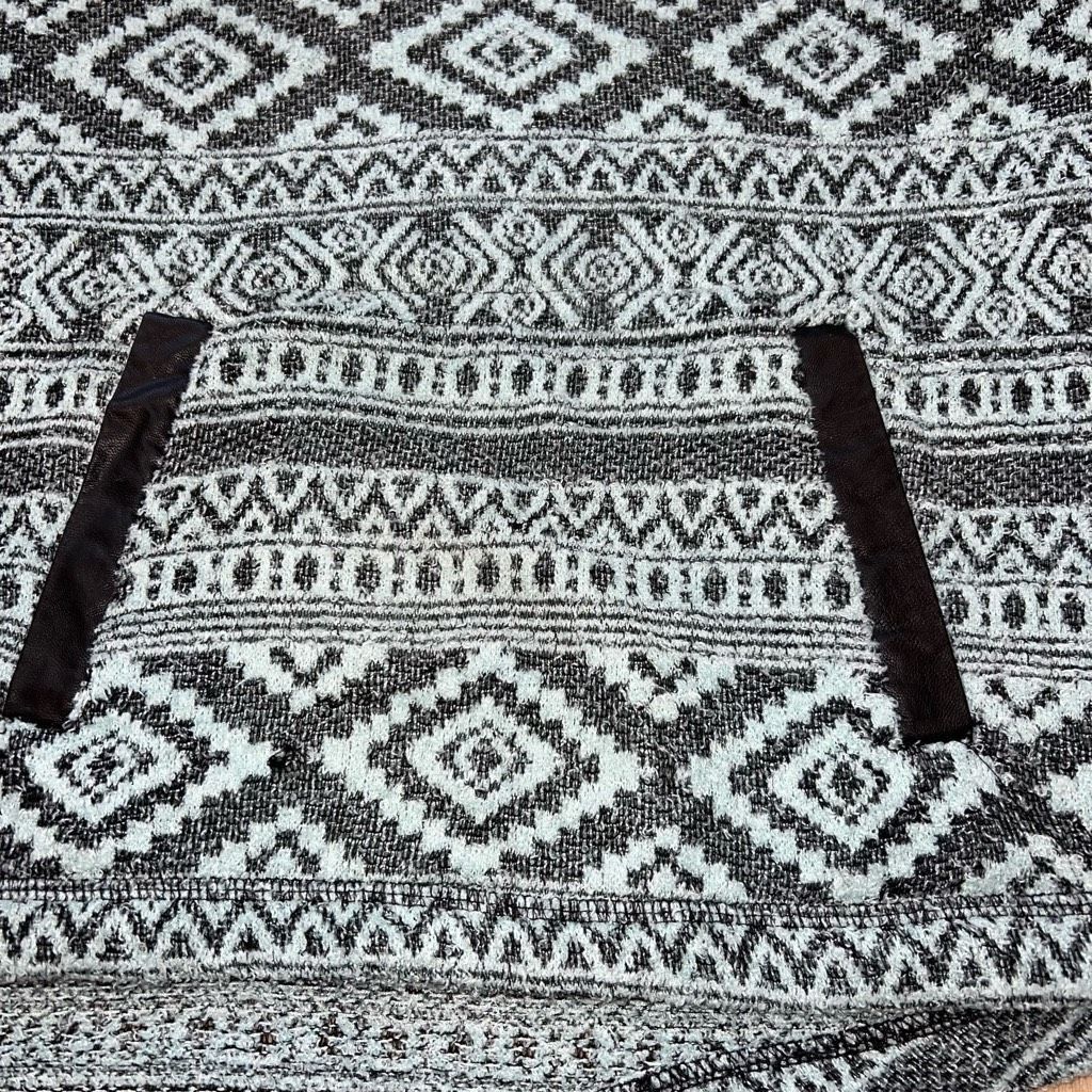 Other One World Cowl Neck Pattern Pullover Tunic Sweatshirt Turquo Size M / US 6-8 / IT 42-44 - 5 Thumbnail