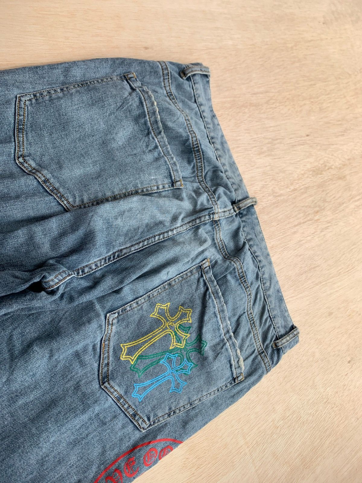 Hysteric Glamour × Japanese Brand Chrome Hearts Style By Hydrogen Design Pants Size US 35 - 8 Thumbnail