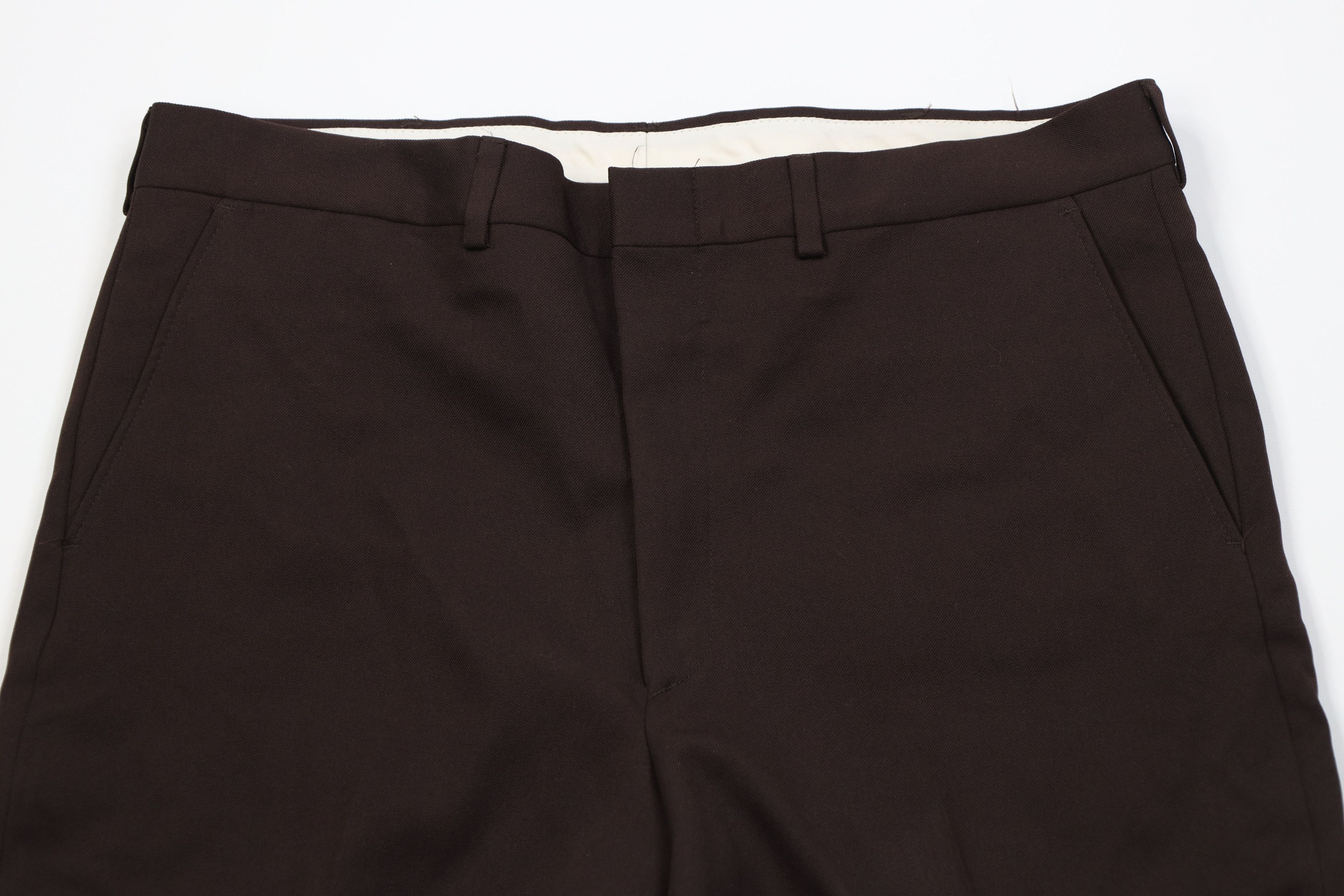 Vintage Vintage 70s Streetwear Flared Wide Leg Chino Pants Brown USA Size US 36 / EU 52 - 2 Thumbnail