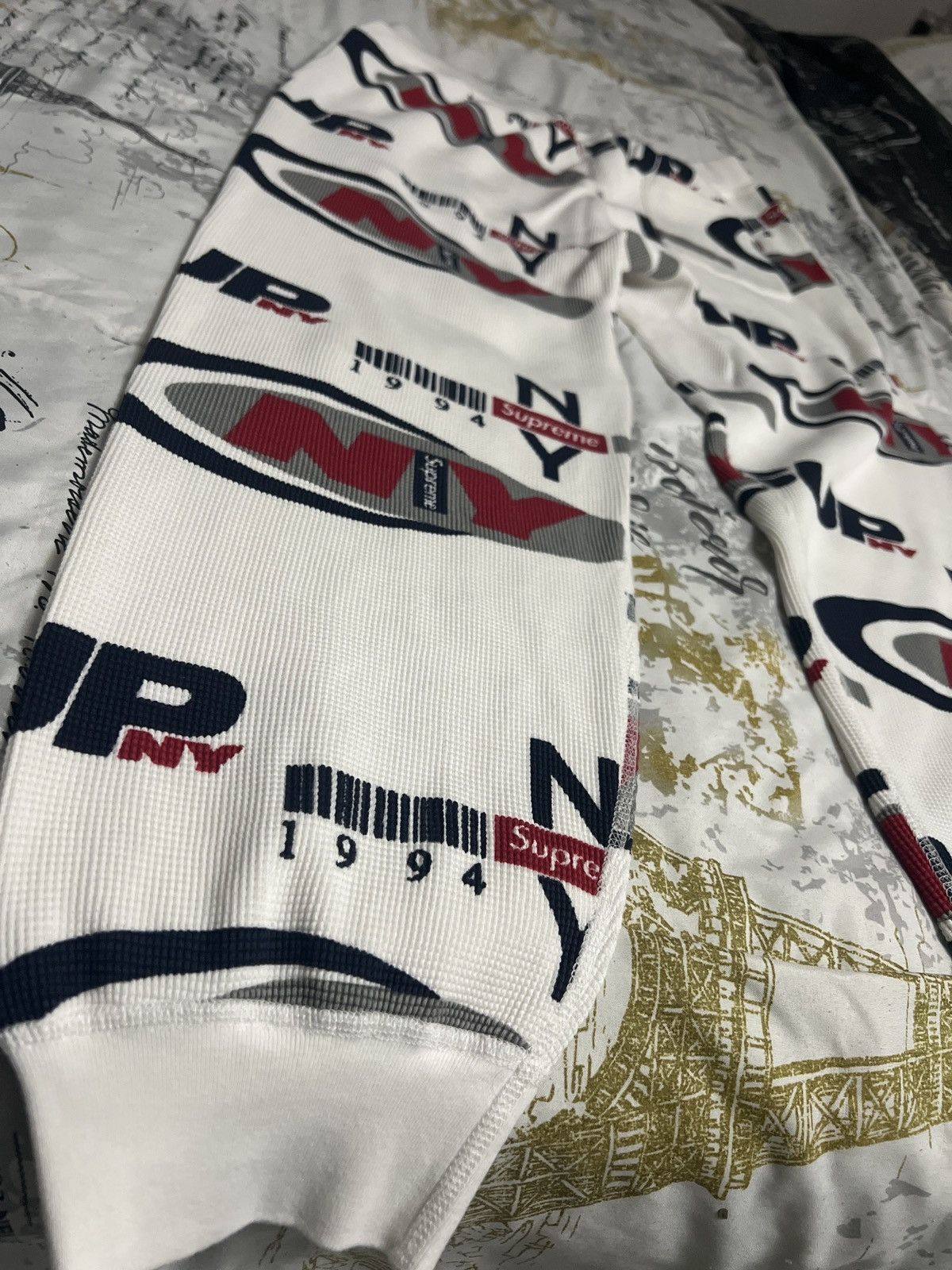 Supreme Supreme Sup NY Waffle Thermal Pant (FW18) Size US 28 / EU 44 - 13 Thumbnail