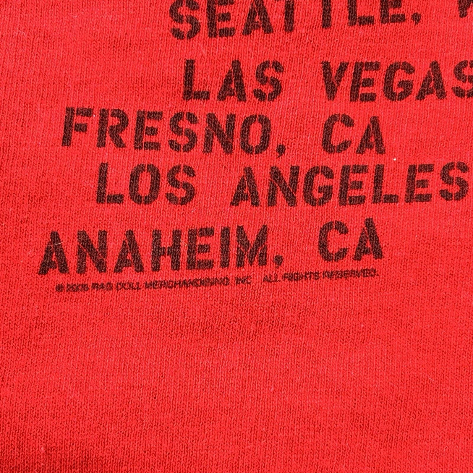 & Other Stories Vintage Y2K Aerosmith Rockin' The Joint 2005/2006 Tour Sz L Size US L / EU 52-54 / 3 - 5 Thumbnail