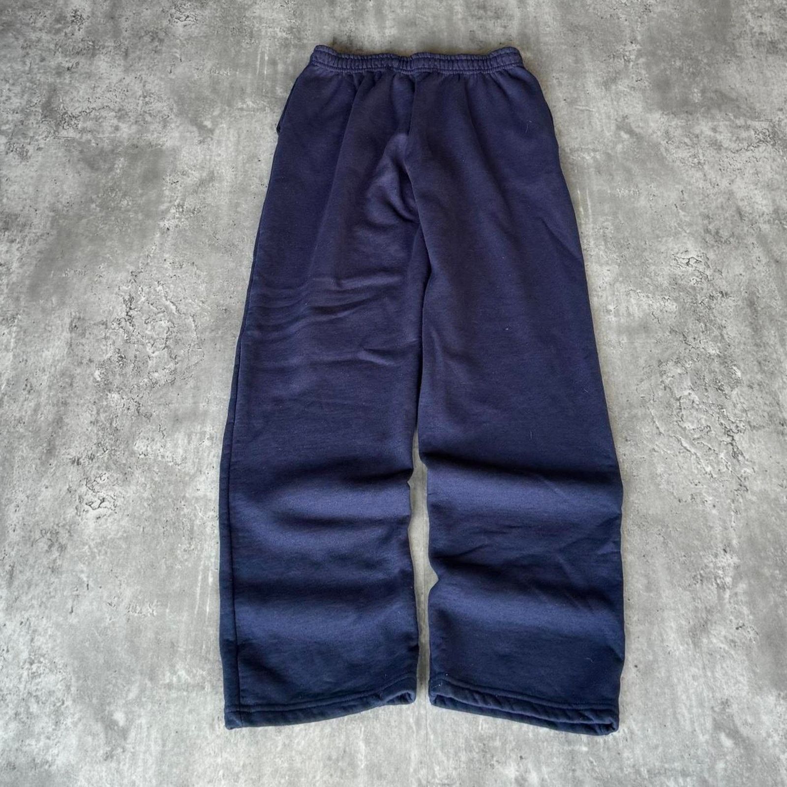 Gildan × Vintage Navy Blue Essential Baggy Comfy Grunge Opium Sweatpants Size US 30 / EU 46 - 2 Thumbnail
