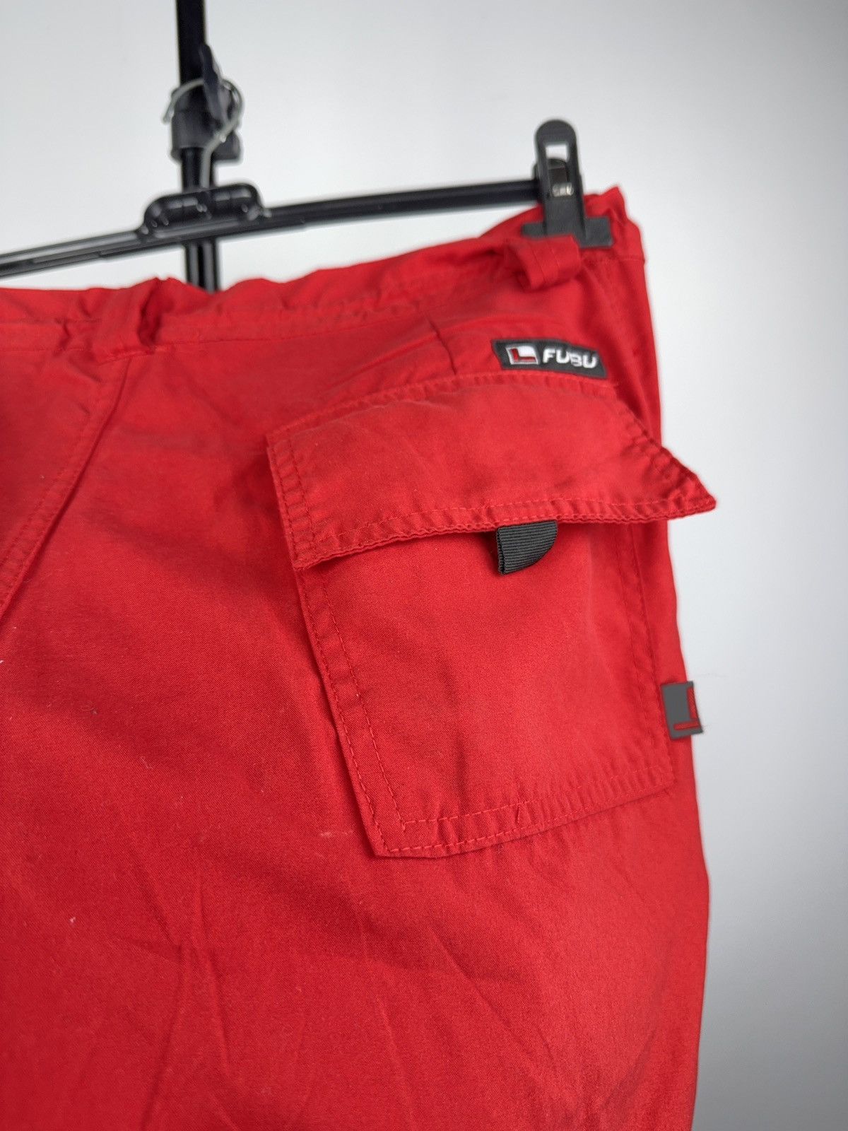 Fubu Vintage SK8 FUBU Red Cargo Capri Pants Y2K Hip Hop 🔥 M sz Size US 34 / EU 50 - 16 Thumbnail