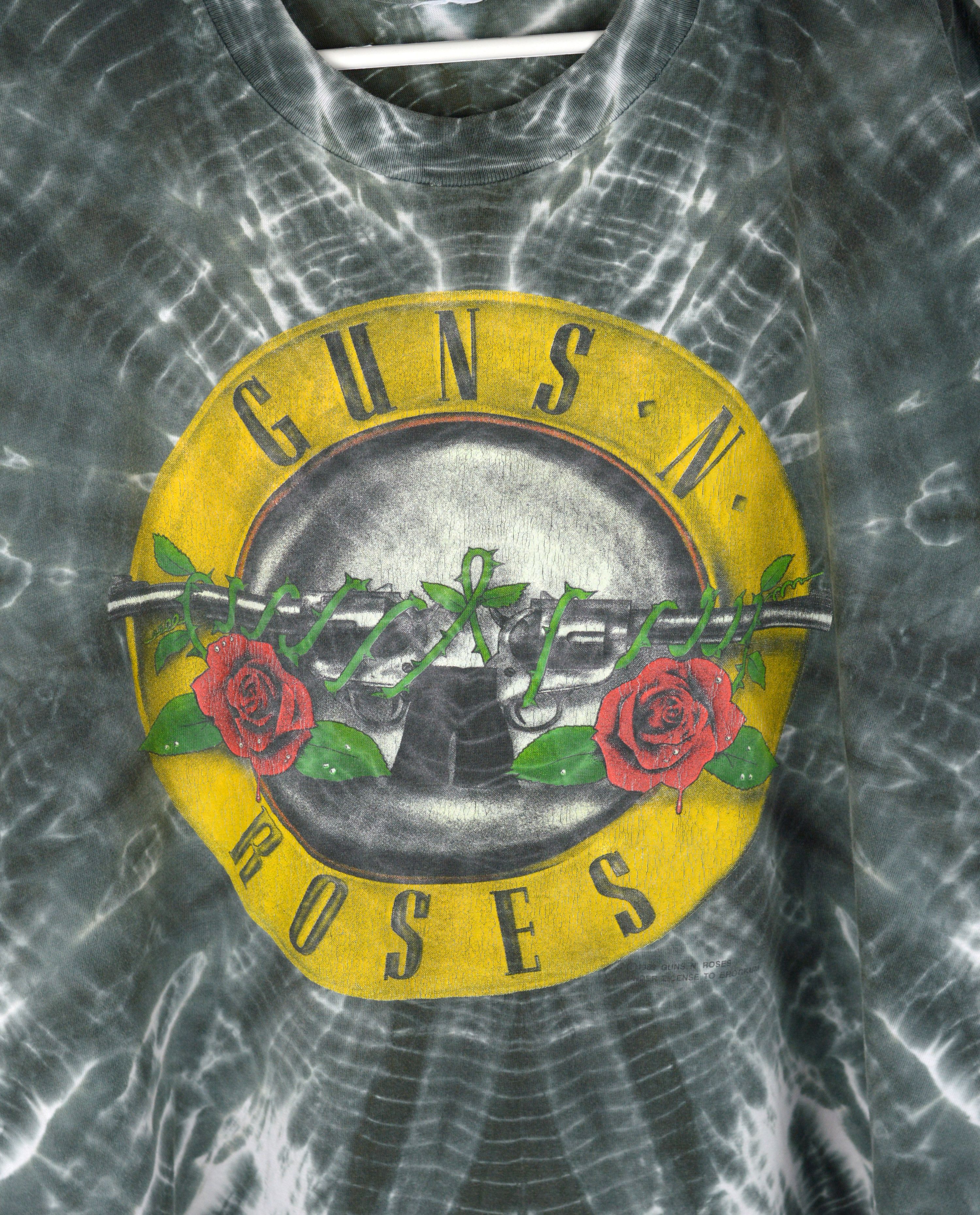 Guns N' Roses × Vintage Vintage Guns n Roses 1988 tie dye t shirt Size US XL / EU 56 / 4 - 4 Thumbnail