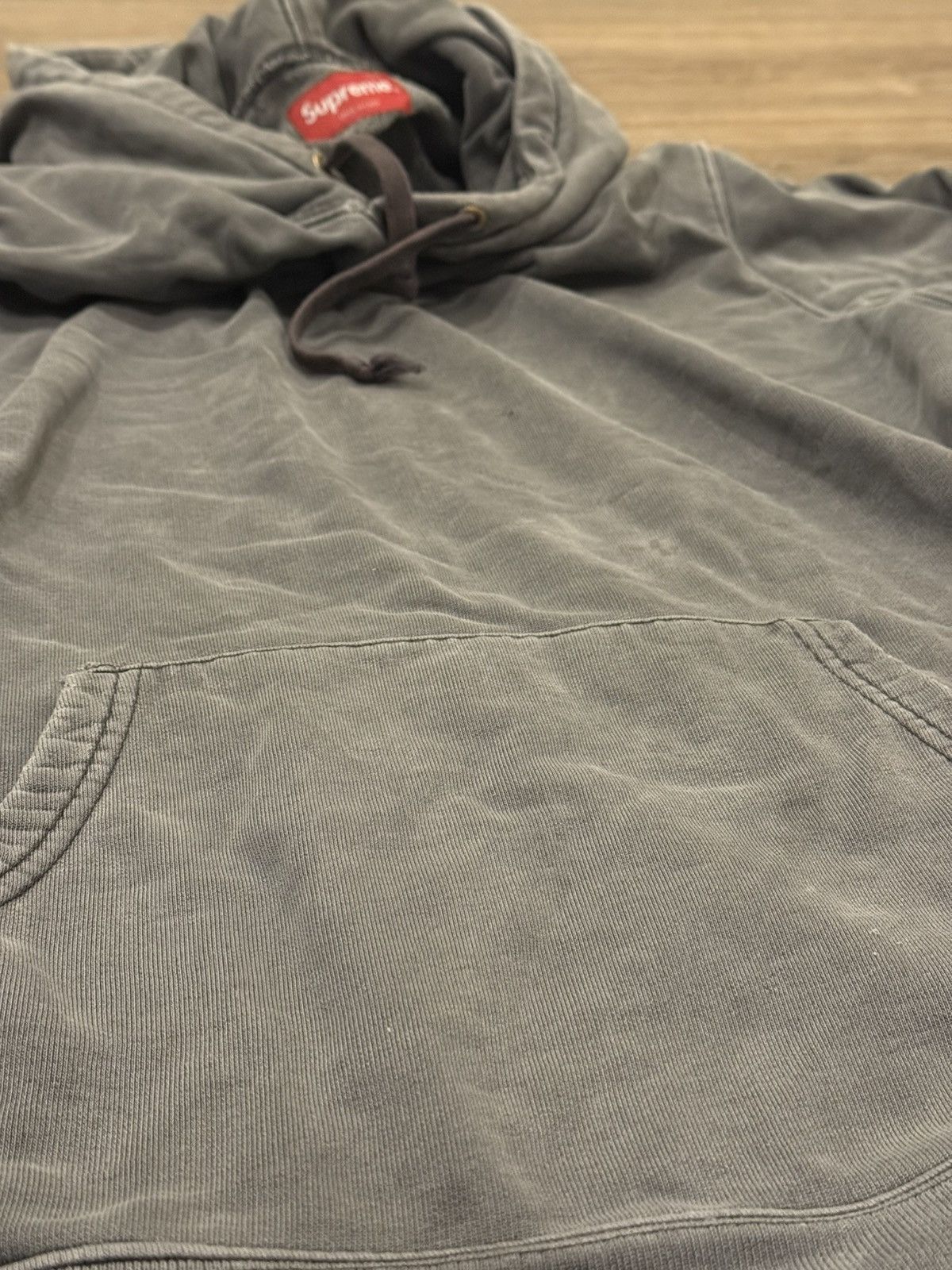 Supreme Overdyed Hoodie with Hood Logo ss16 Size US L / EU 52-54 / 3 - 6 Thumbnail