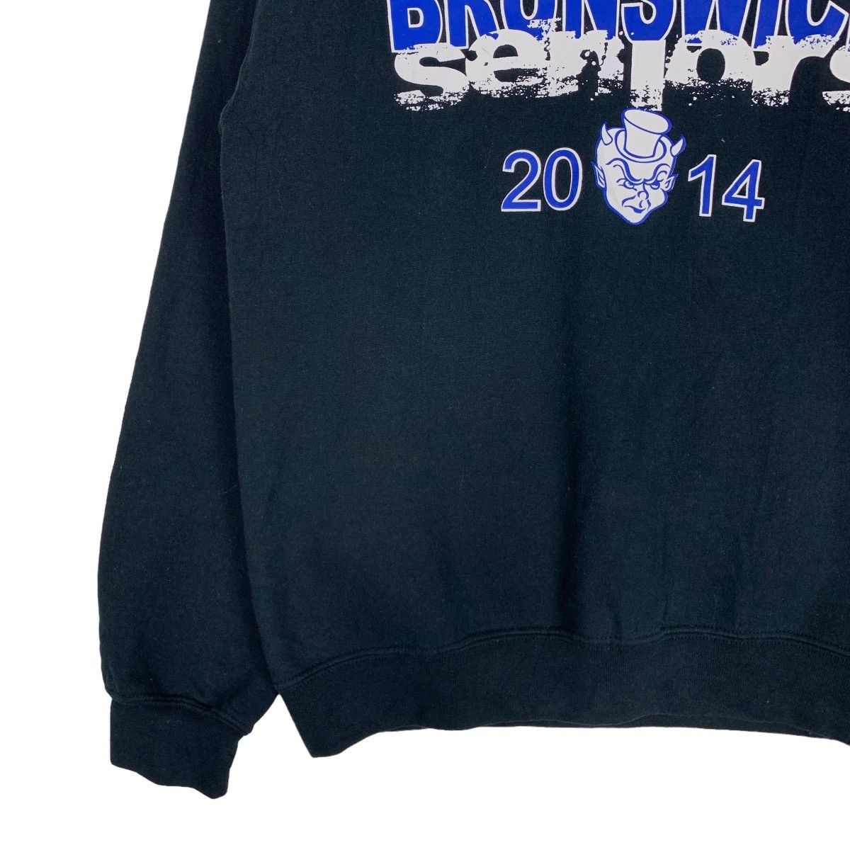 Gildan BRUNSWICK SENIORS 2014 BIG LOGO SWEATSHIRTS #0762-C35 Size US S / EU 44-46 / 1 - 3 Thumbnail